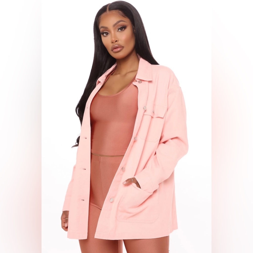 How You Want It Denim Shirt (Fashion Nova)